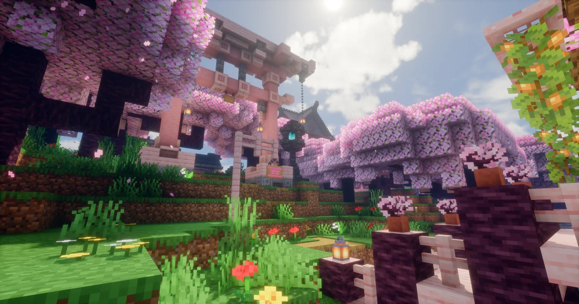 Cherry blossom shrine