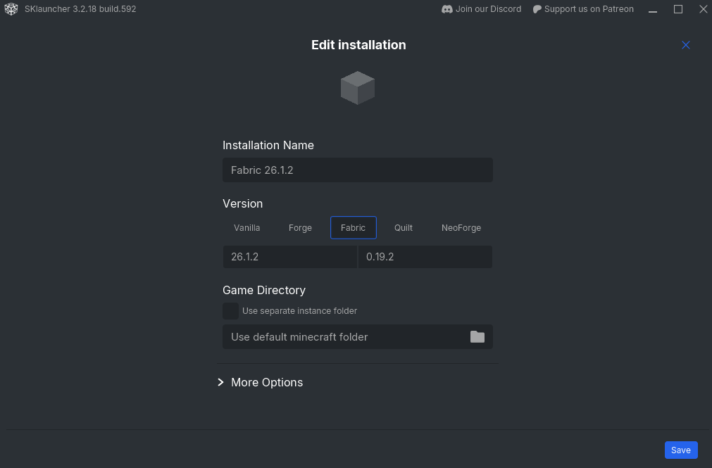 SKLauncher Fabric 26.1.2